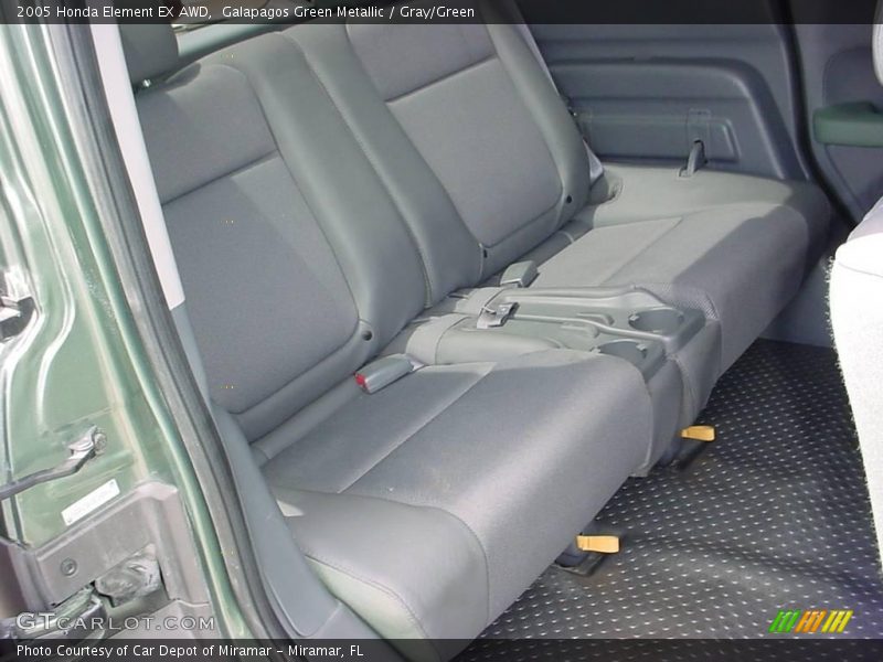 Galapagos Green Metallic / Gray/Green 2005 Honda Element EX AWD