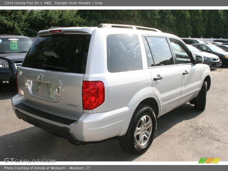 Starlight Silver Metallic / Gray 2004 Honda Pilot EX-L 4WD