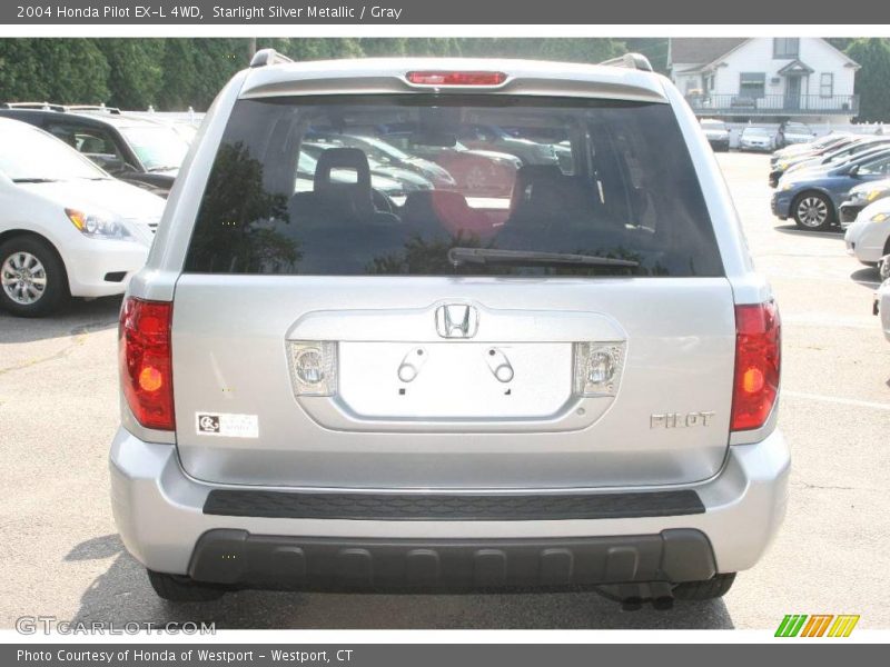 Starlight Silver Metallic / Gray 2004 Honda Pilot EX-L 4WD