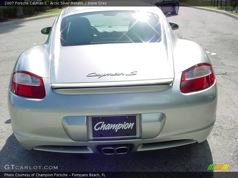 Arctic Silver Metallic / Stone Grey 2007 Porsche Cayman S