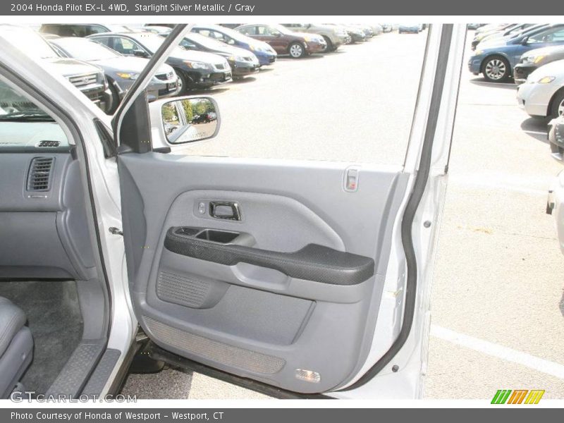Starlight Silver Metallic / Gray 2004 Honda Pilot EX-L 4WD