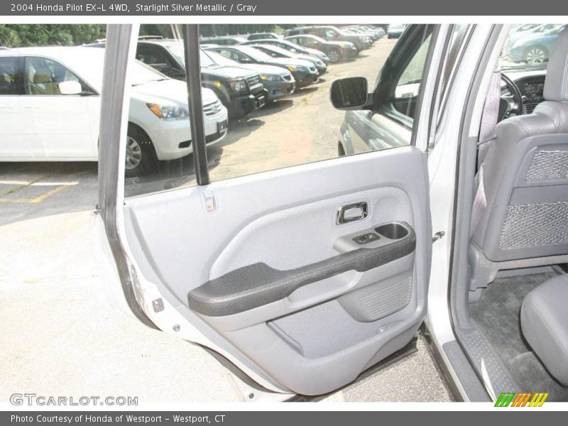 Starlight Silver Metallic / Gray 2004 Honda Pilot EX-L 4WD
