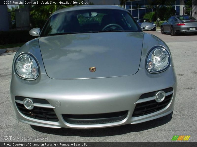 Arctic Silver Metallic / Stone Grey 2007 Porsche Cayman S