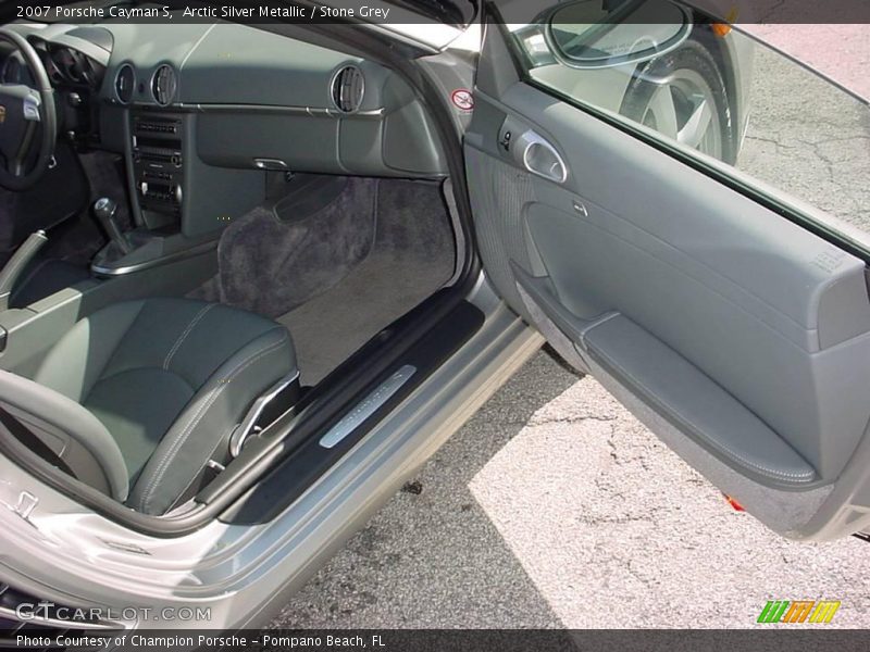  2007 Cayman S Stone Grey Interior