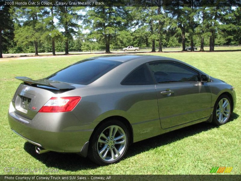 Galaxy Gray Metallic / Black 2008 Honda Civic Si Coupe