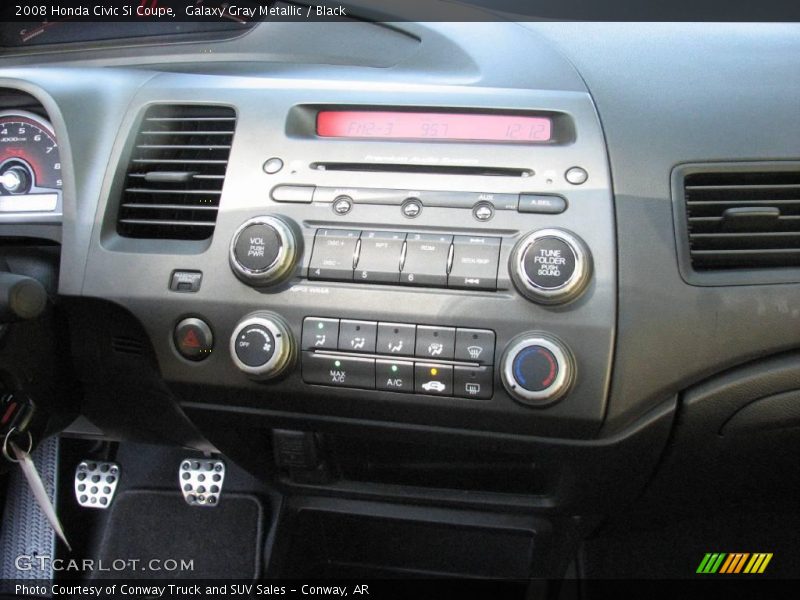 Galaxy Gray Metallic / Black 2008 Honda Civic Si Coupe