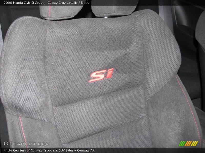 Galaxy Gray Metallic / Black 2008 Honda Civic Si Coupe