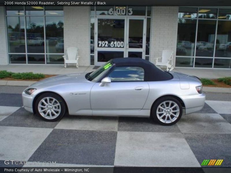 Sebring Silver Metallic / Black 2006 Honda S2000 Roadster
