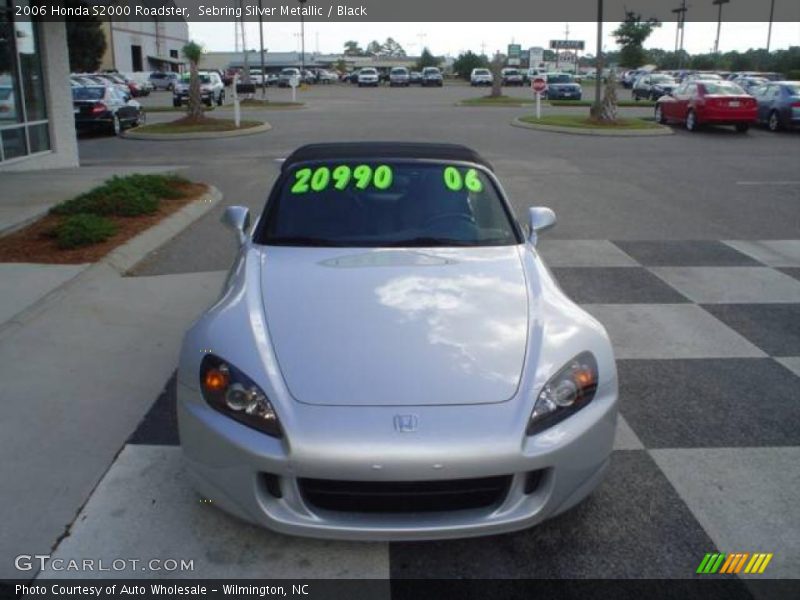 Sebring Silver Metallic / Black 2006 Honda S2000 Roadster