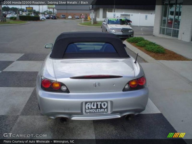 Sebring Silver Metallic / Black 2006 Honda S2000 Roadster