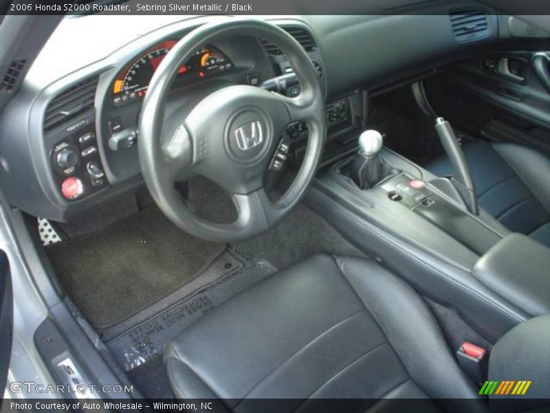 Sebring Silver Metallic / Black 2006 Honda S2000 Roadster