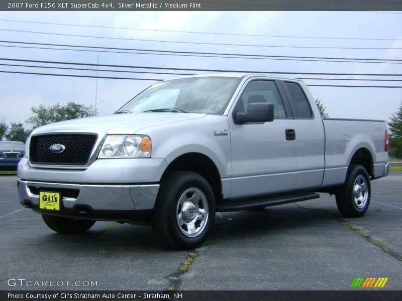 Silver Metallic / Medium Flint 2007 Ford F150 XLT SuperCab 4x4