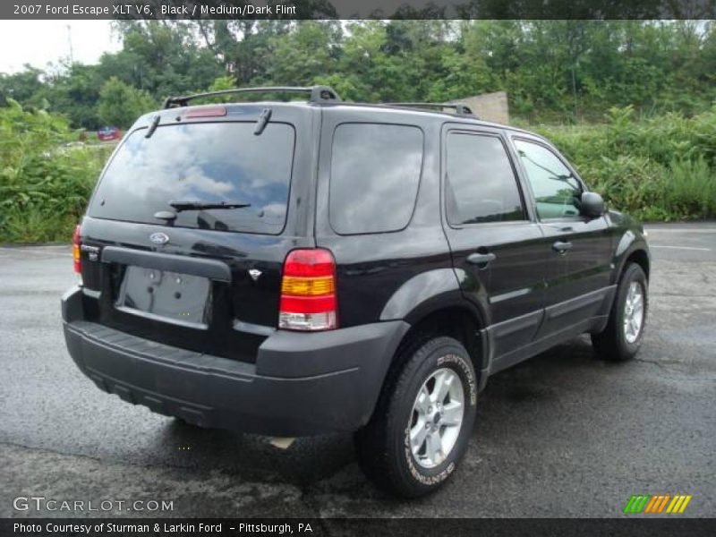 Black / Medium/Dark Flint 2007 Ford Escape XLT V6