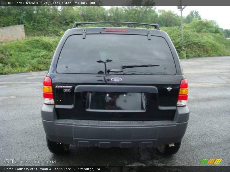 Black / Medium/Dark Flint 2007 Ford Escape XLT V6