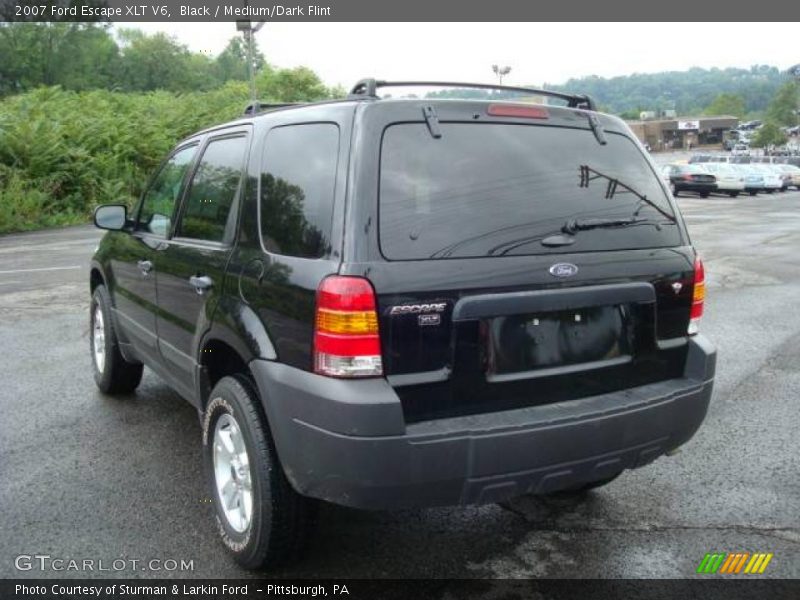 Black / Medium/Dark Flint 2007 Ford Escape XLT V6