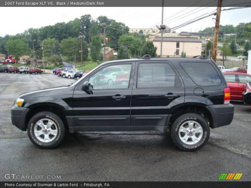 Black / Medium/Dark Flint 2007 Ford Escape XLT V6