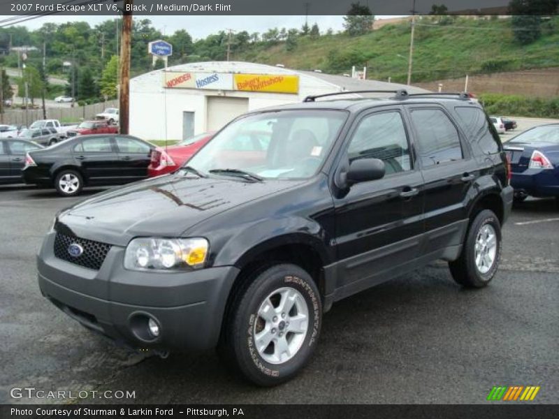 Black / Medium/Dark Flint 2007 Ford Escape XLT V6