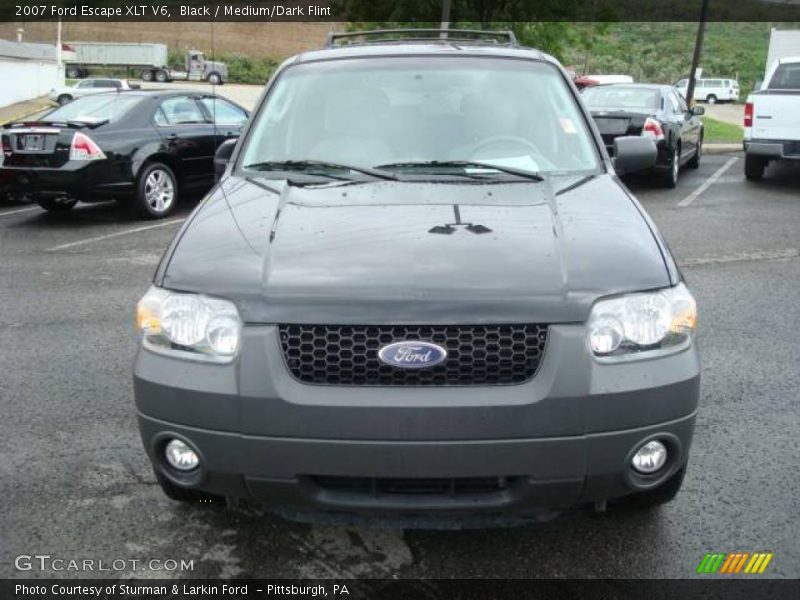 Black / Medium/Dark Flint 2007 Ford Escape XLT V6