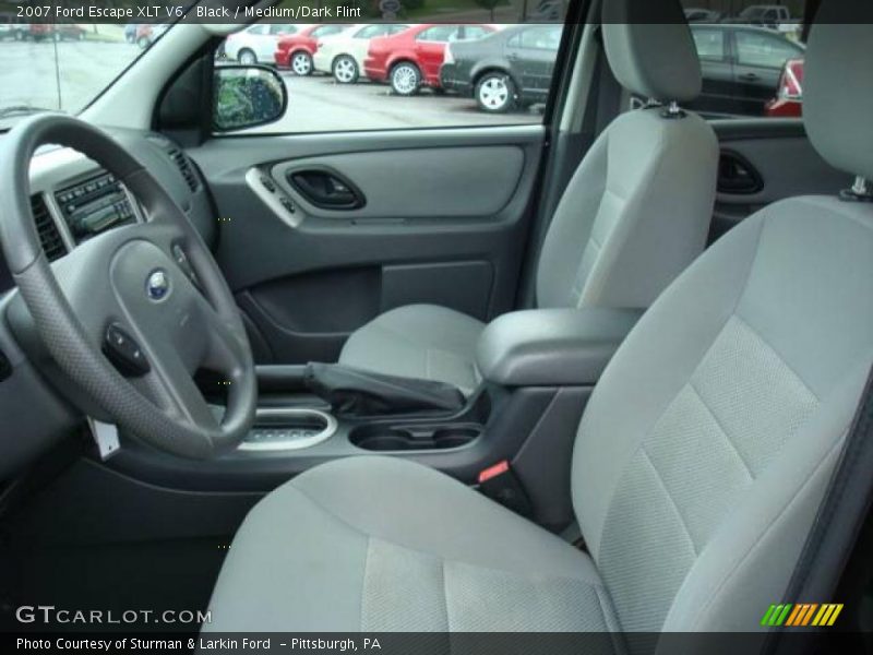 Black / Medium/Dark Flint 2007 Ford Escape XLT V6