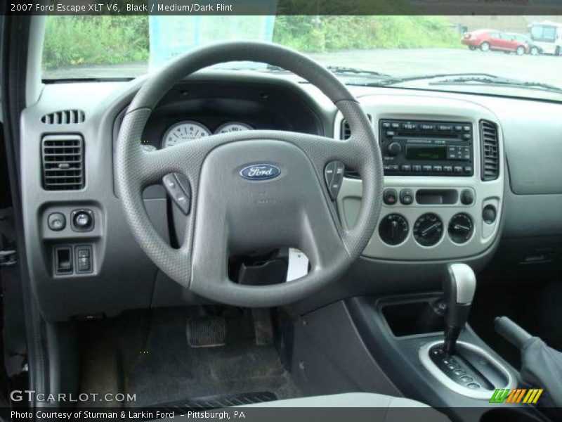 Black / Medium/Dark Flint 2007 Ford Escape XLT V6