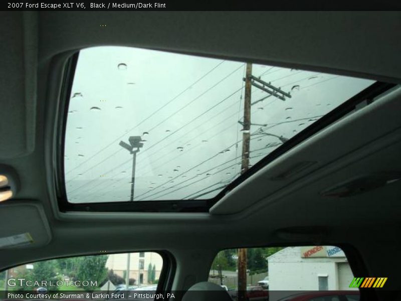 Black / Medium/Dark Flint 2007 Ford Escape XLT V6