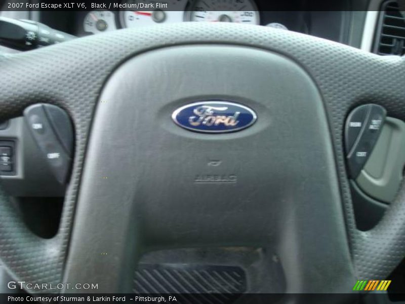 Black / Medium/Dark Flint 2007 Ford Escape XLT V6