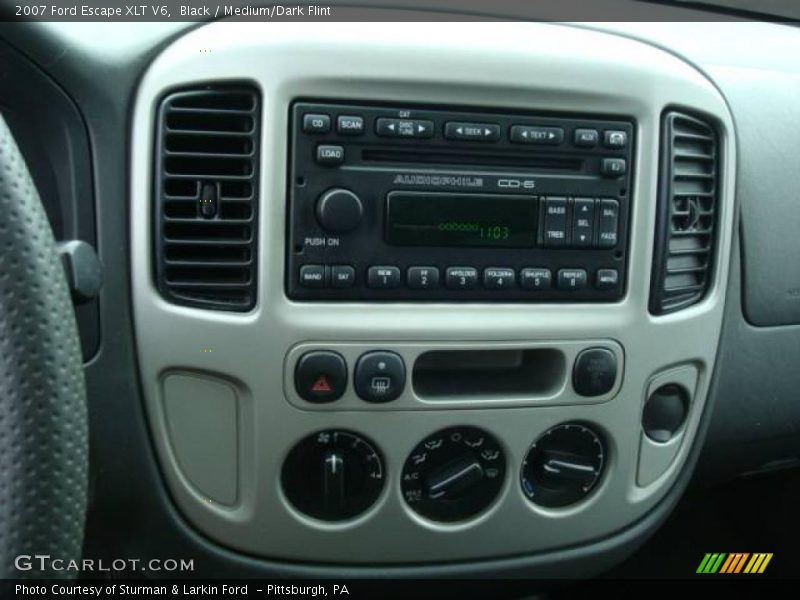 Black / Medium/Dark Flint 2007 Ford Escape XLT V6