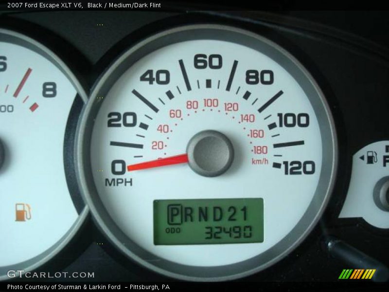 Black / Medium/Dark Flint 2007 Ford Escape XLT V6