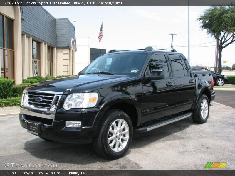 Black / Dark Charcoal/Camel 2007 Ford Explorer Sport Trac Limited