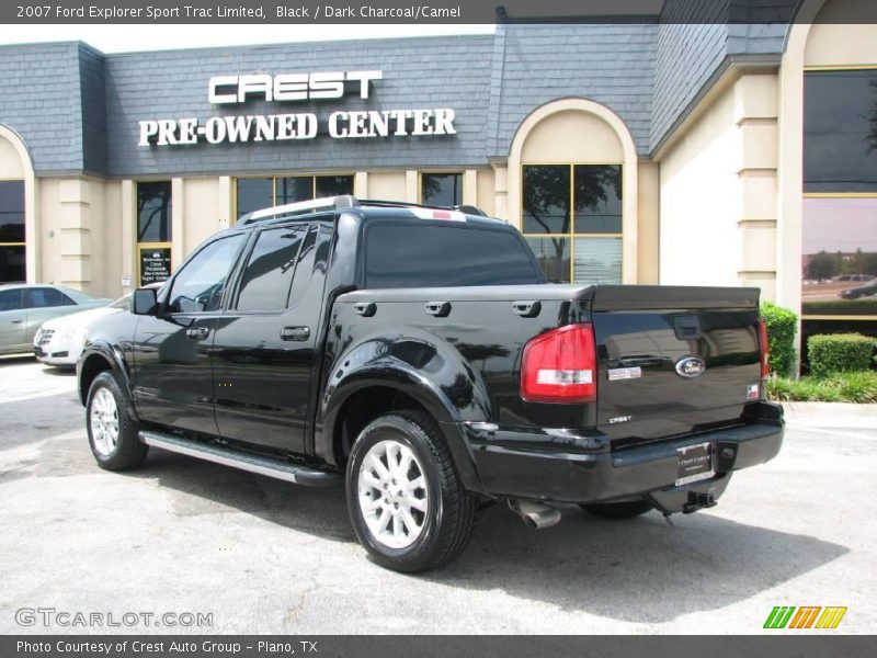 Black / Dark Charcoal/Camel 2007 Ford Explorer Sport Trac Limited