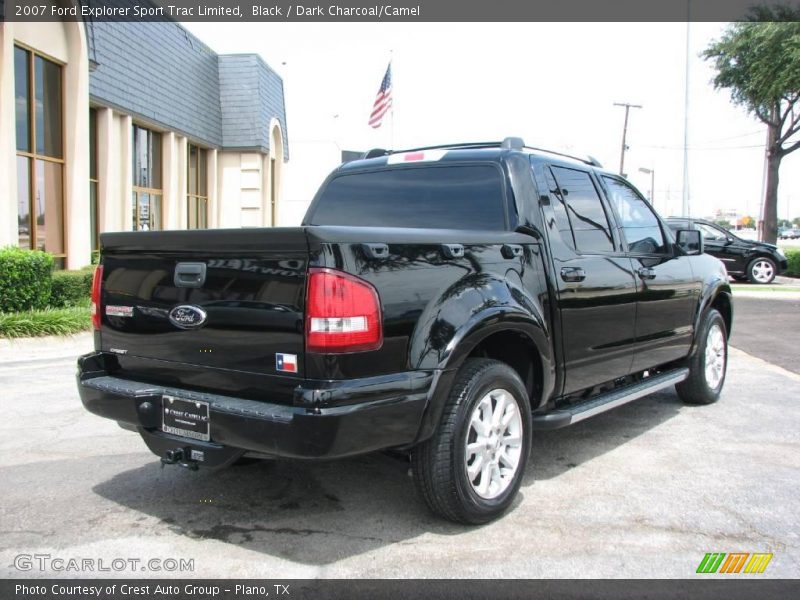 Black / Dark Charcoal/Camel 2007 Ford Explorer Sport Trac Limited