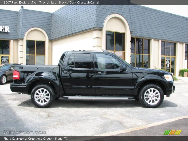 Black / Dark Charcoal/Camel 2007 Ford Explorer Sport Trac Limited