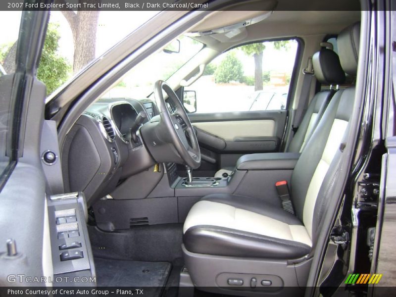 Black / Dark Charcoal/Camel 2007 Ford Explorer Sport Trac Limited
