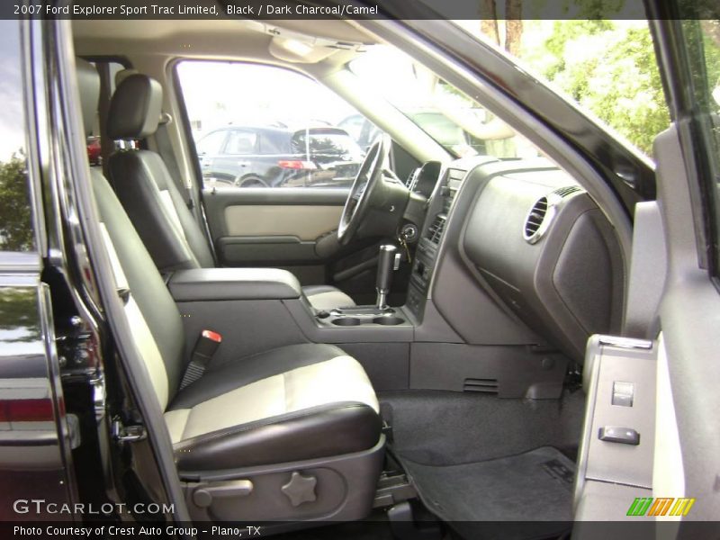 Black / Dark Charcoal/Camel 2007 Ford Explorer Sport Trac Limited