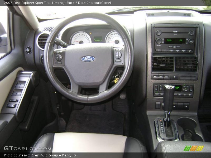Black / Dark Charcoal/Camel 2007 Ford Explorer Sport Trac Limited