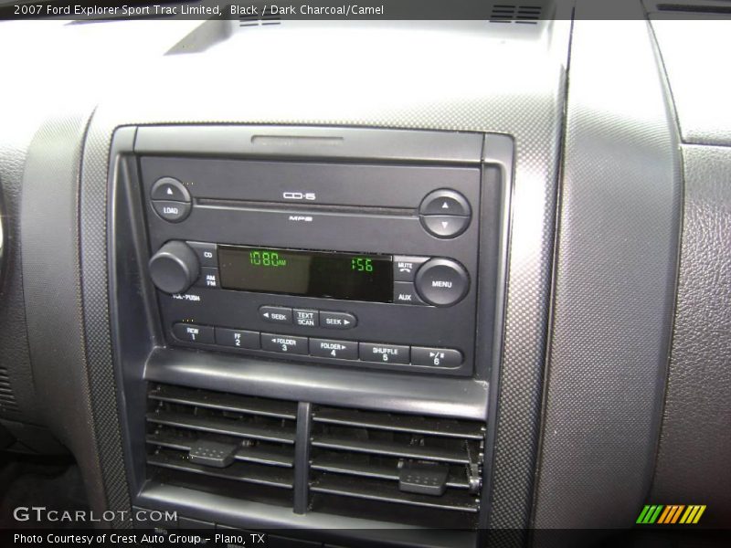 Black / Dark Charcoal/Camel 2007 Ford Explorer Sport Trac Limited