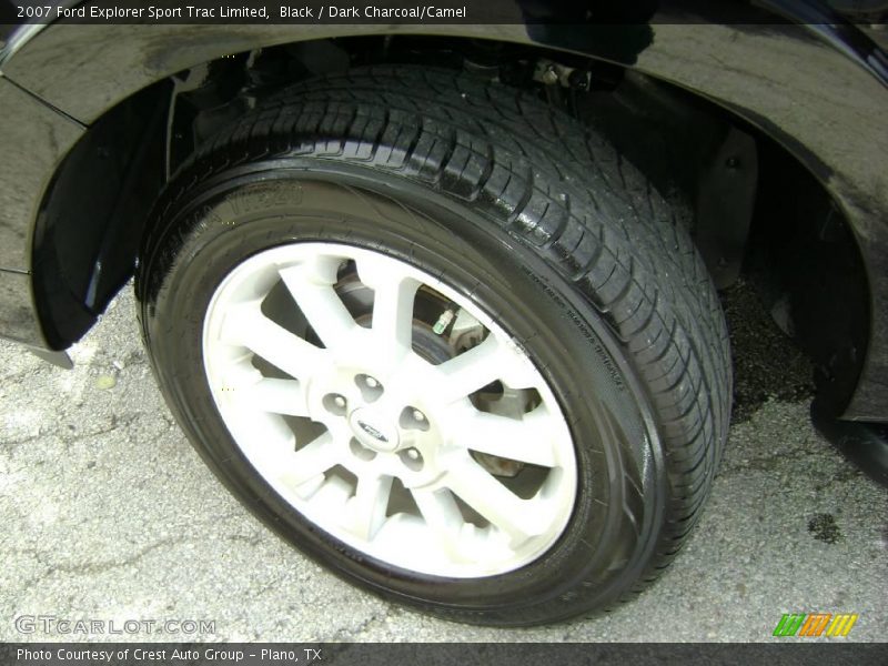 Black / Dark Charcoal/Camel 2007 Ford Explorer Sport Trac Limited