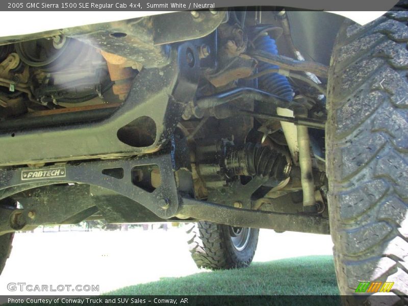 Summit White / Neutral 2005 GMC Sierra 1500 SLE Regular Cab 4x4