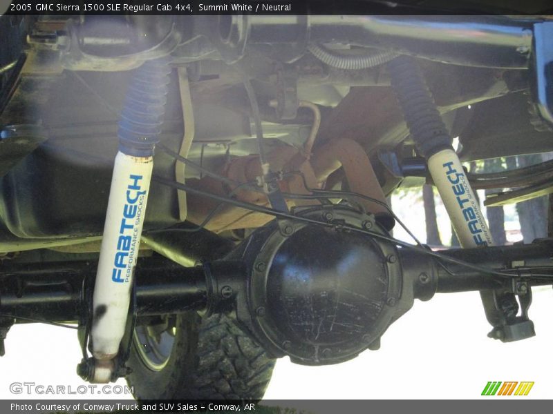 Summit White / Neutral 2005 GMC Sierra 1500 SLE Regular Cab 4x4