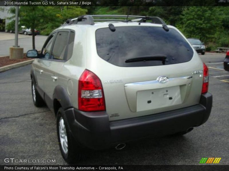 Sahara Silver / Beige 2006 Hyundai Tucson GLS V6
