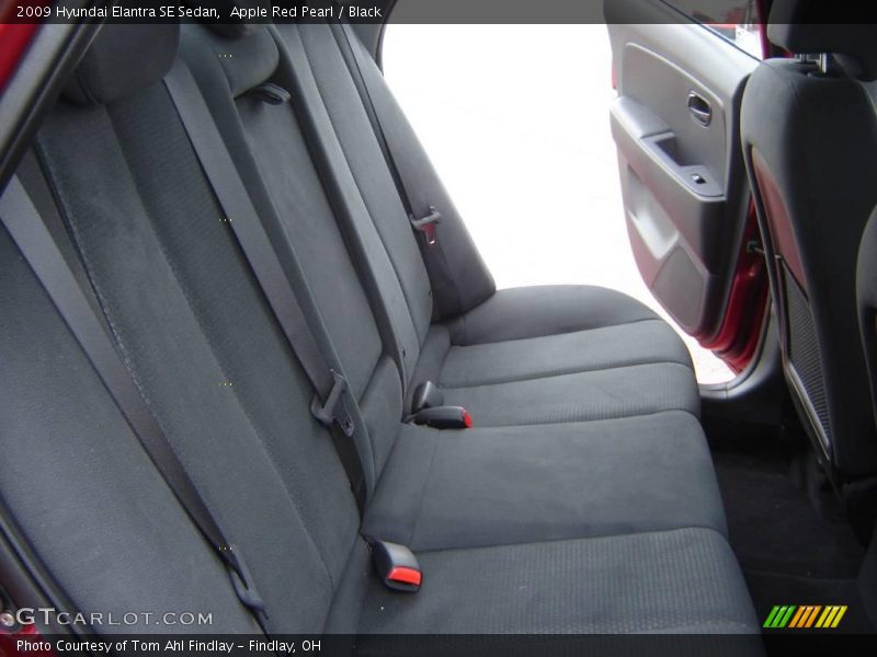 Apple Red Pearl / Black 2009 Hyundai Elantra SE Sedan