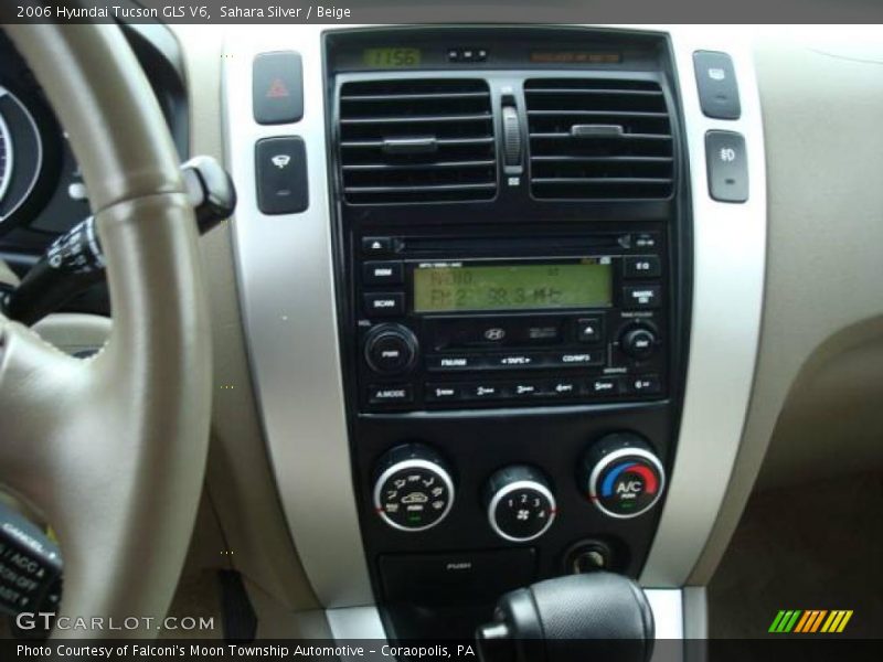 Sahara Silver / Beige 2006 Hyundai Tucson GLS V6