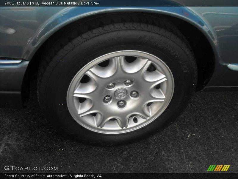 Aegean Blue Metallic / Dove Grey 2001 Jaguar XJ XJ8