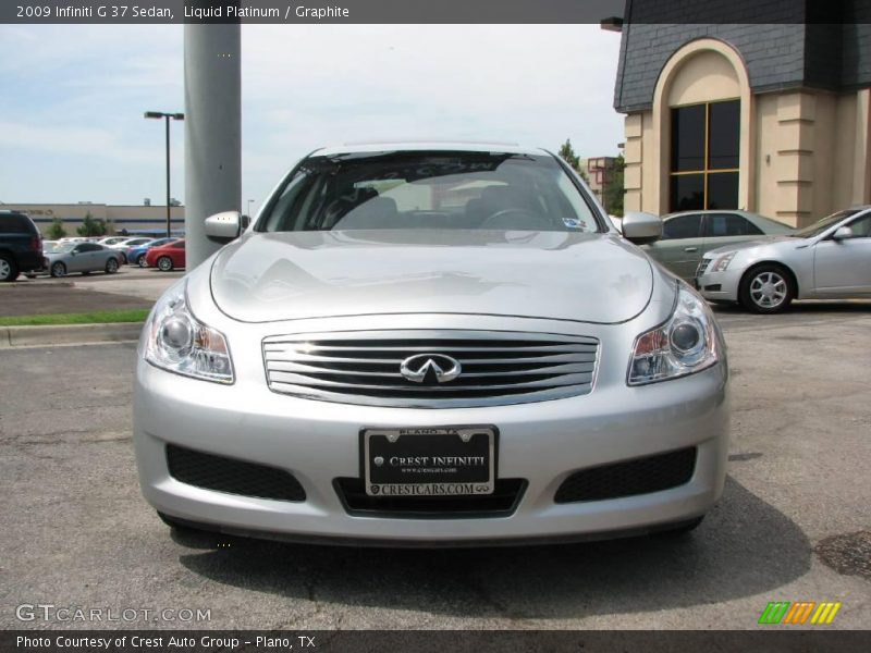 Liquid Platinum / Graphite 2009 Infiniti G 37 Sedan