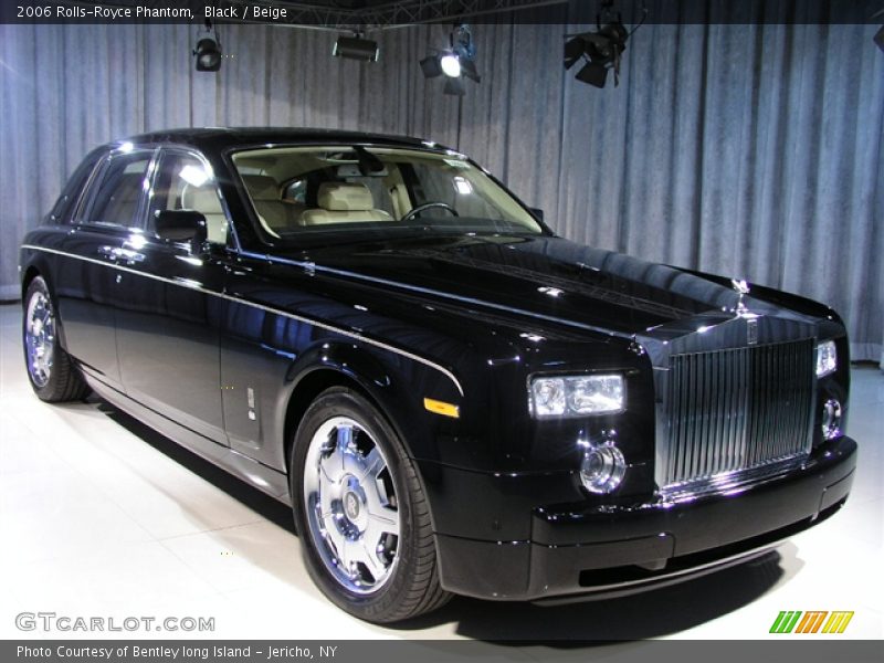 Black / Beige 2006 Rolls-Royce Phantom