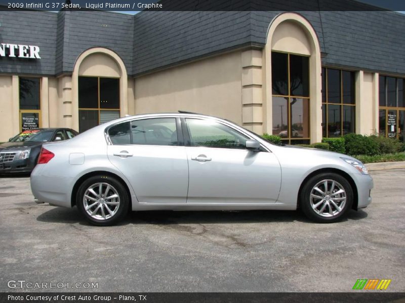 Liquid Platinum / Graphite 2009 Infiniti G 37 Sedan