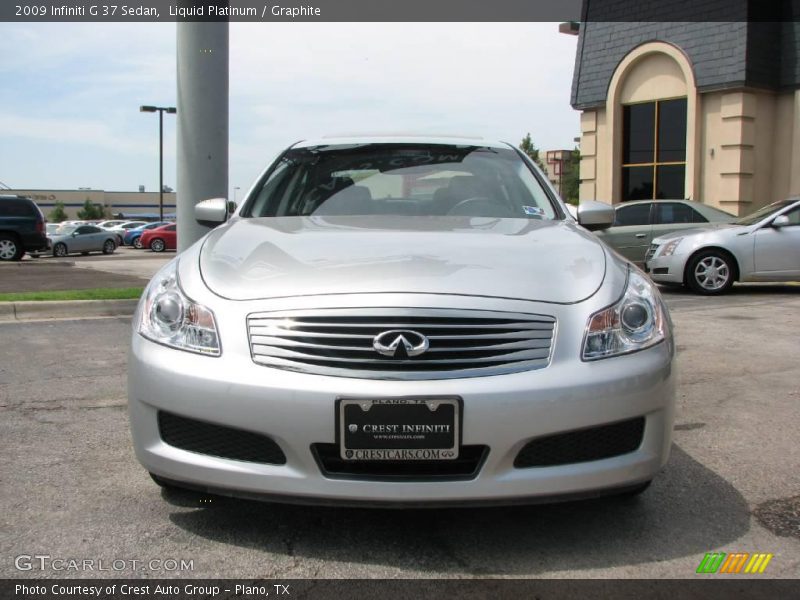 Liquid Platinum / Graphite 2009 Infiniti G 37 Sedan