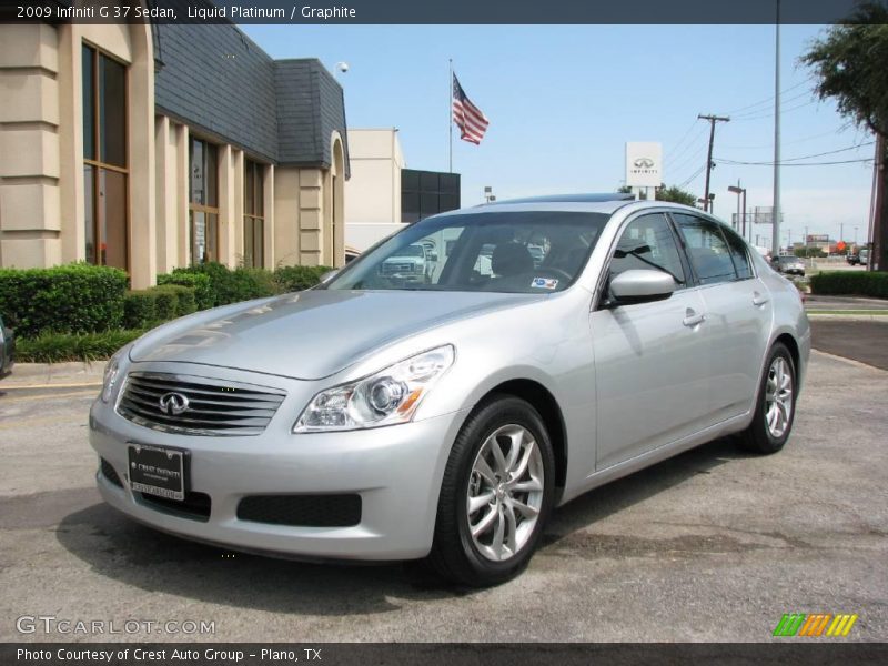 Liquid Platinum / Graphite 2009 Infiniti G 37 Sedan