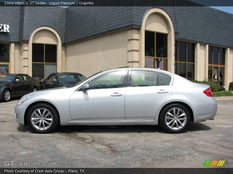 Liquid Platinum / Graphite 2009 Infiniti G 37 Sedan