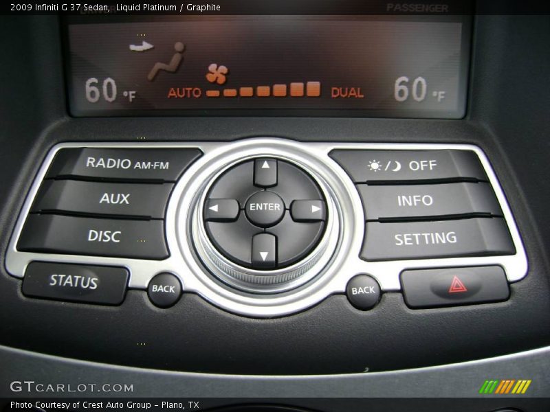 Liquid Platinum / Graphite 2009 Infiniti G 37 Sedan